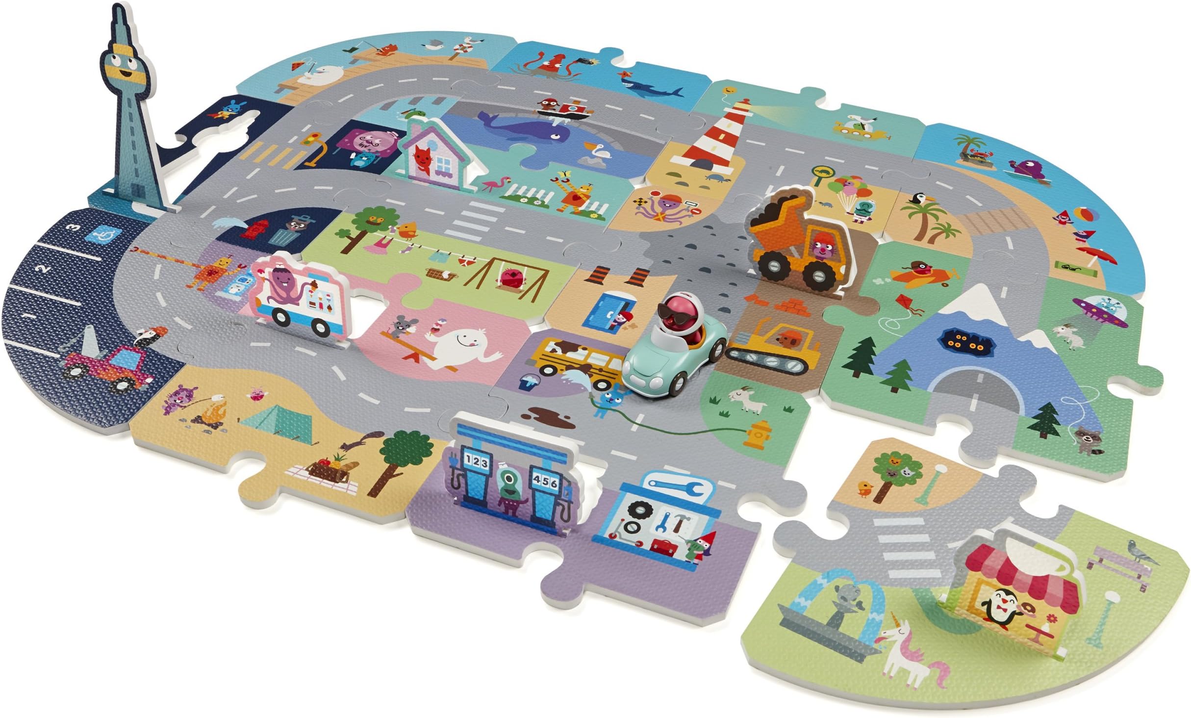 Sago Mini - Puzzle Mats - Robin’S Roadtrip