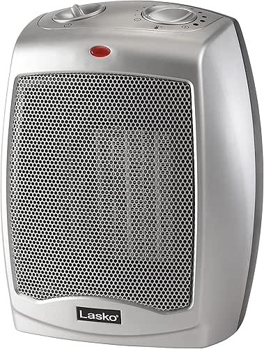 Lasko Desktop Electric Ceramic Space Heater with Adjustable Thermostat, 2