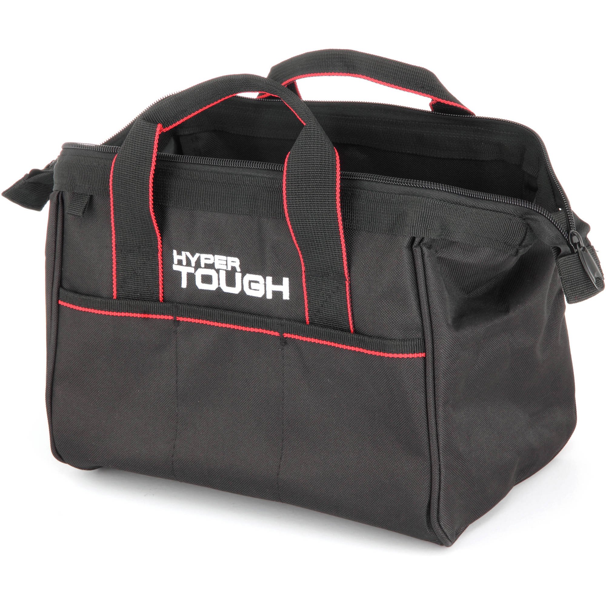 Hyper Tough TT50023Z 12-Inch Zipper Tool Bag with Carry Handles