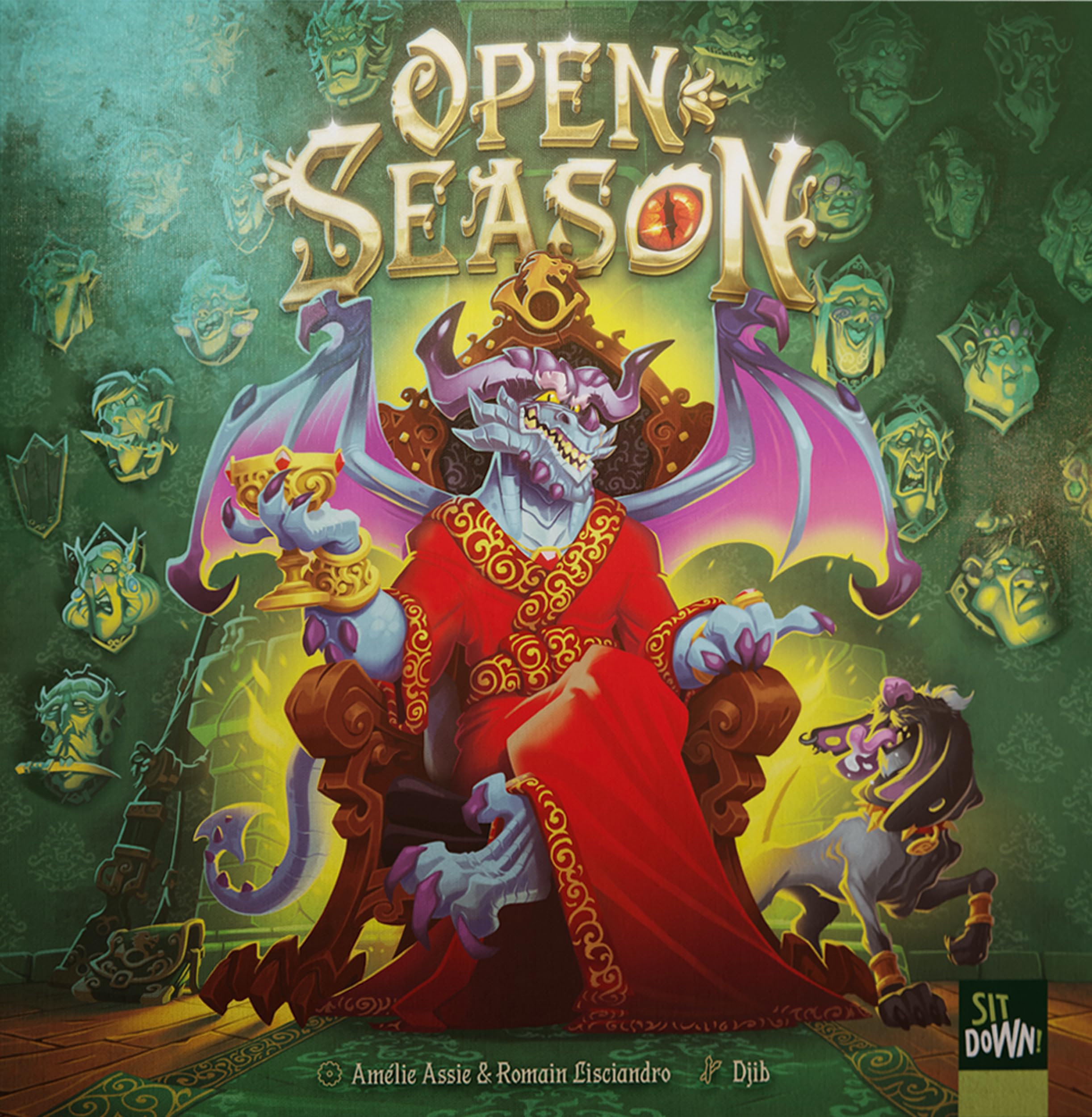 SitDown | Open Season | Jeu de Cartes stratégique | pour 2 à 4 Personnes à partir de 10 Ans