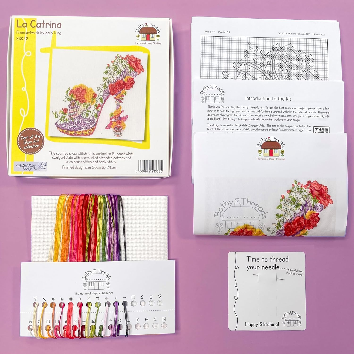 Bothy Threads Counted Cross Stitch Kit - La Catrina