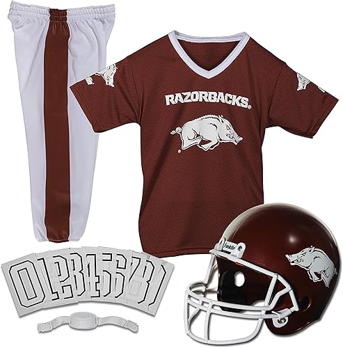 Miniatura 83 de Franklin Sports NCAA - Conjunto de casco de fútbol americano universitario + camiseta - Conjunto de disfraz de uniforme de equipo de la NCAA