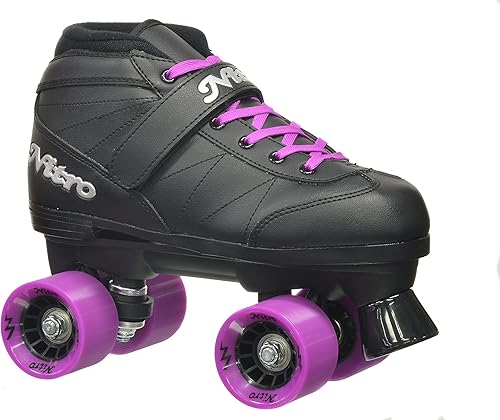 Epic Skates Super Nitro - Patines de cuatro velocidades, color morado