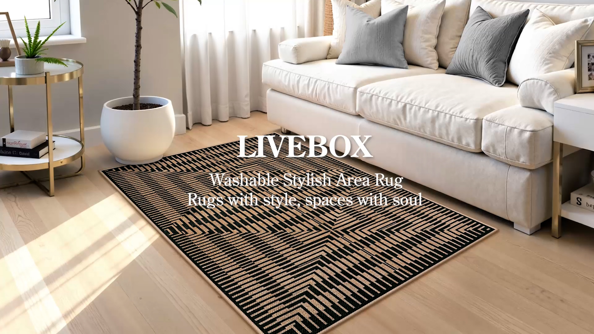 Tapete LIVEBOX Easy Jute 91x152 cm Lavable Antideslizante miniatura 7