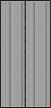 Magnetic Screen Door Curtains - Mesh with 18 Heavy-Duty Magnets for Automatic Close - Pet-Friendly Temporary Door to Keep Bugs Out by Everyday Home