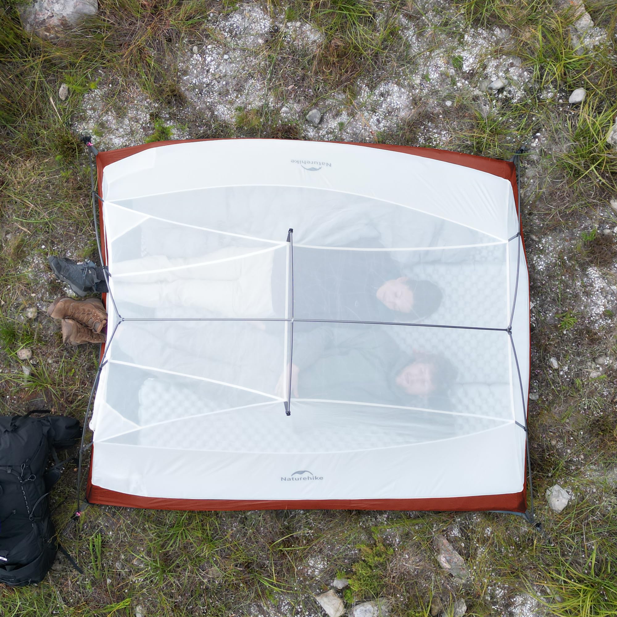 Amazon.co.jp: Naturehike Cloud-Up 3人用テント 軽量 バック