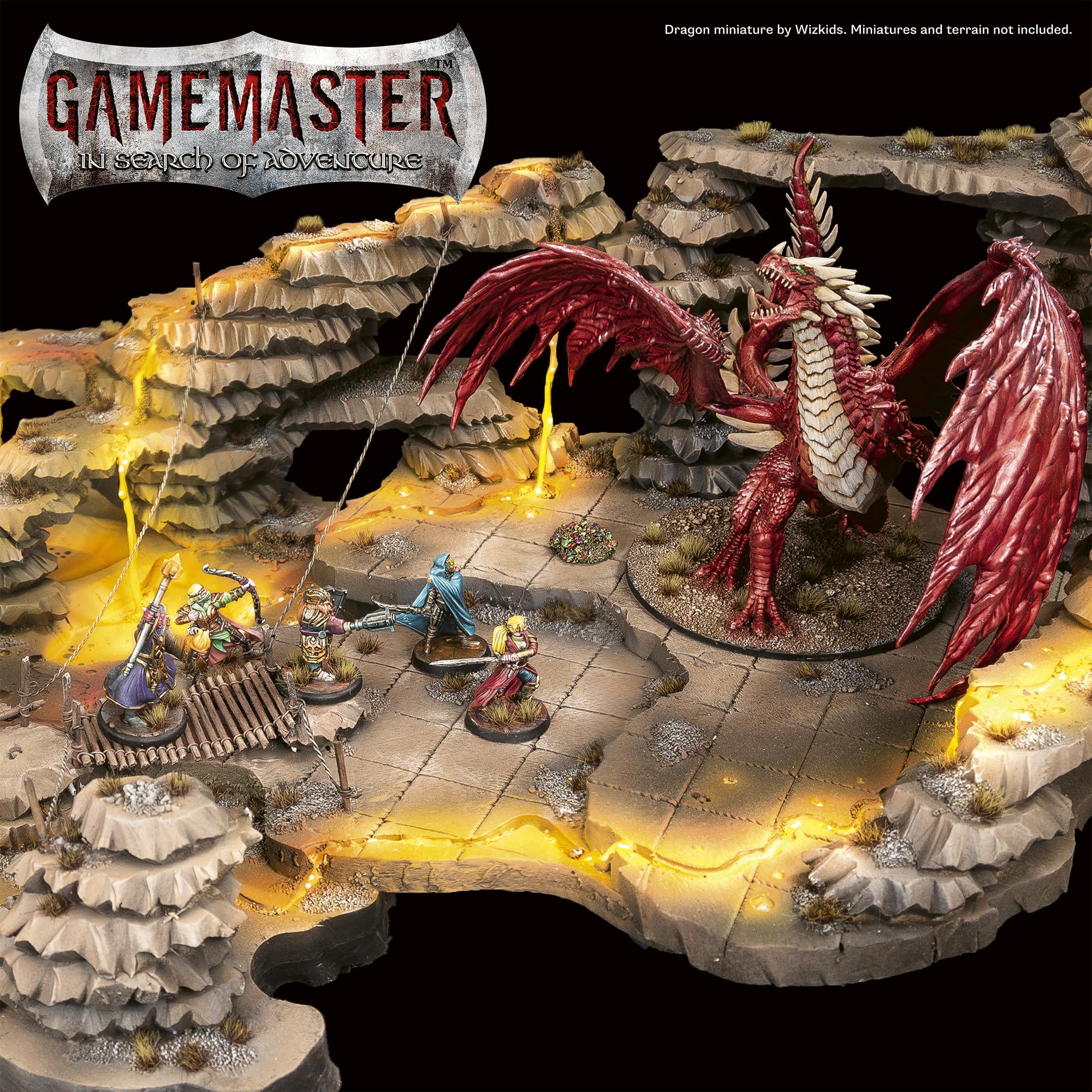 The Army Painter, GameMaster: Wilderness Adventures Paint Set, 15 x 18 ml | Farby akrylowe Warpaints Fanatic, w tym 1 pędzel do suchego malowania i 1 plastikowa figurka Hag
