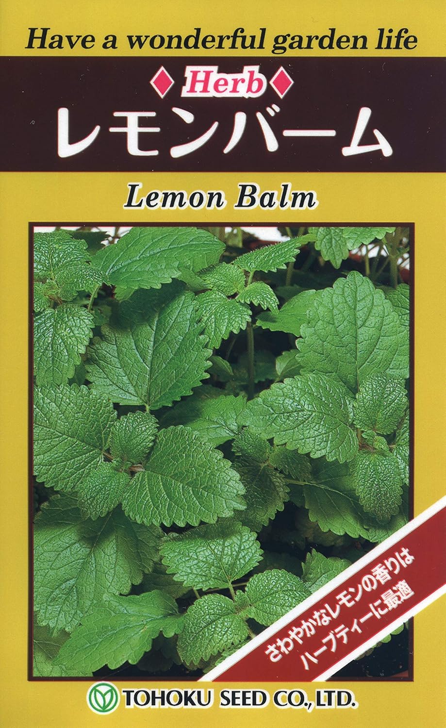 種子 ハーブレモンバームトーホクのたね 花まるマーケット