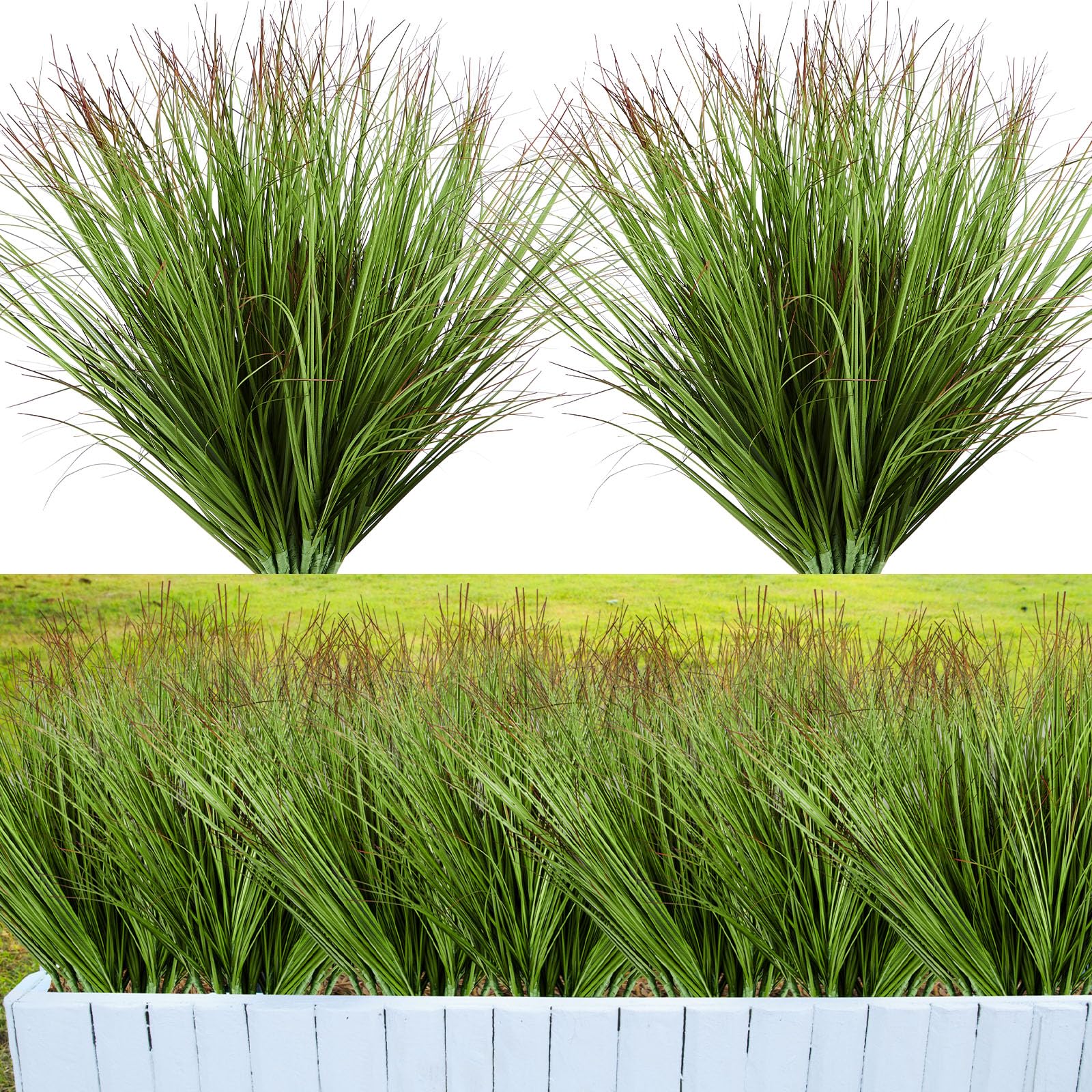 Plantes artificielles de blé Giegxin lot de 48 herbes déco intérieur extérieur
