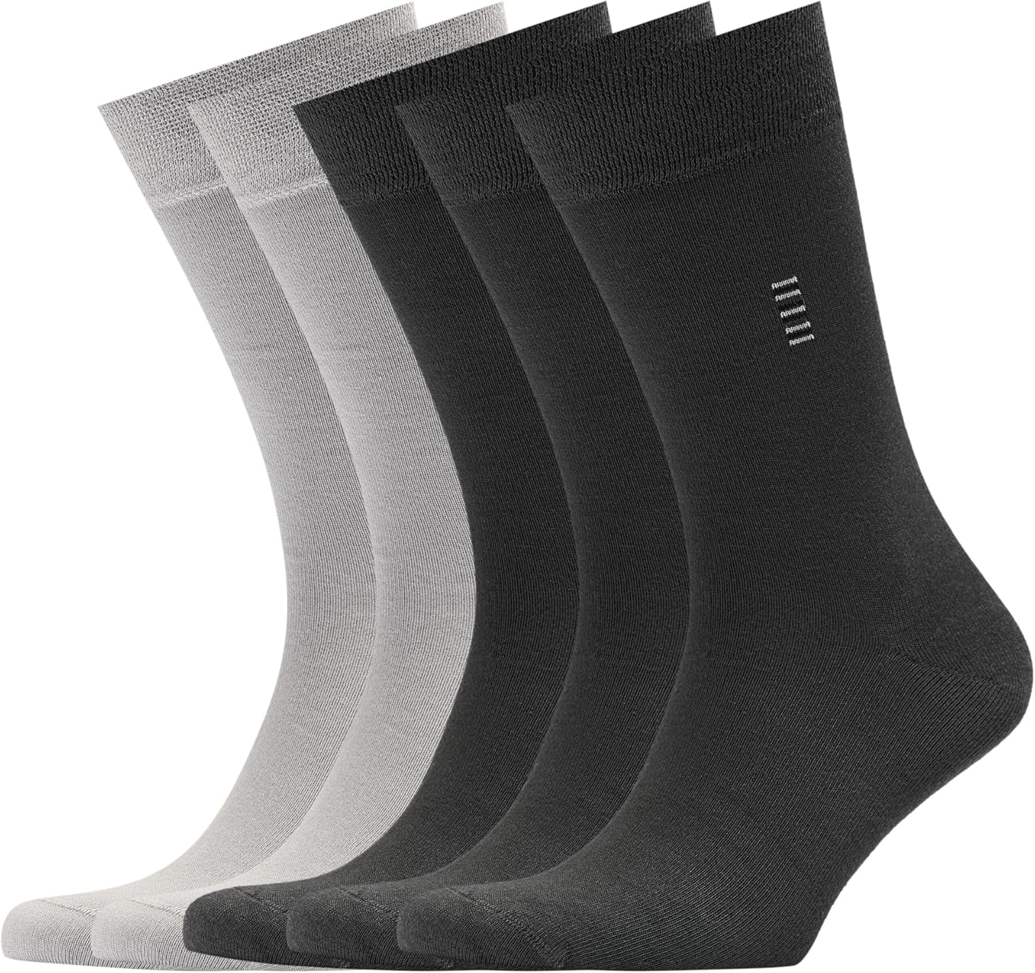 VRD SOCKS Mens Bamboo Dress Socks for Men, Assorted 5 Pack