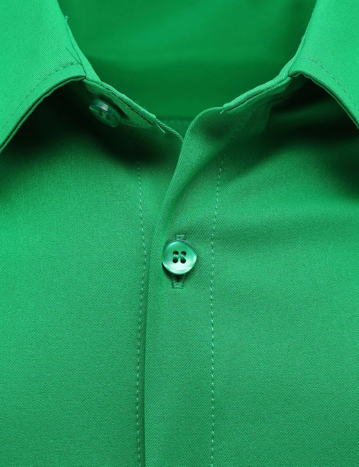 Boys Stretch Wrinkle Free Dress Shirts Button Down Shirt Long Sleeve Formal School Uniform Shirts - Image 4