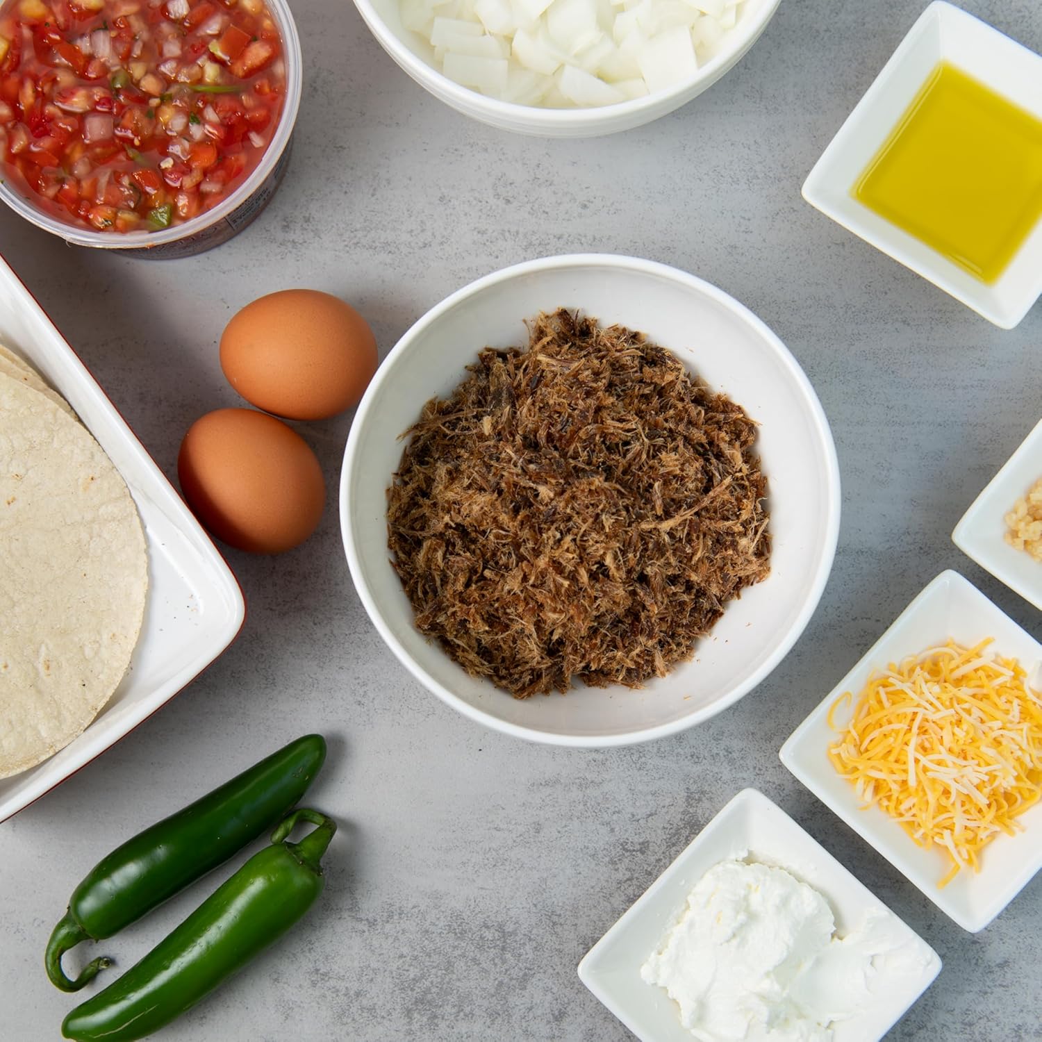 Carne Seca Doña Blanca 16 oz.- Carne Seca - Machacado - Machaca -Shredded Beef Jerky - Beef jerky chew - Kosher Sea Salt Low Sodium, Gluten Free, High Protein, No Carbs, Sugar free, Keto