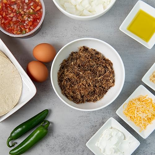 Miniatura 4 de Carne Seca Doña Blanca 2 onzas (2.00 oz) - Carne Seca - Machacado - Carne seca de res triturada - Carne seca masticable - Sal marina Kosher baja en