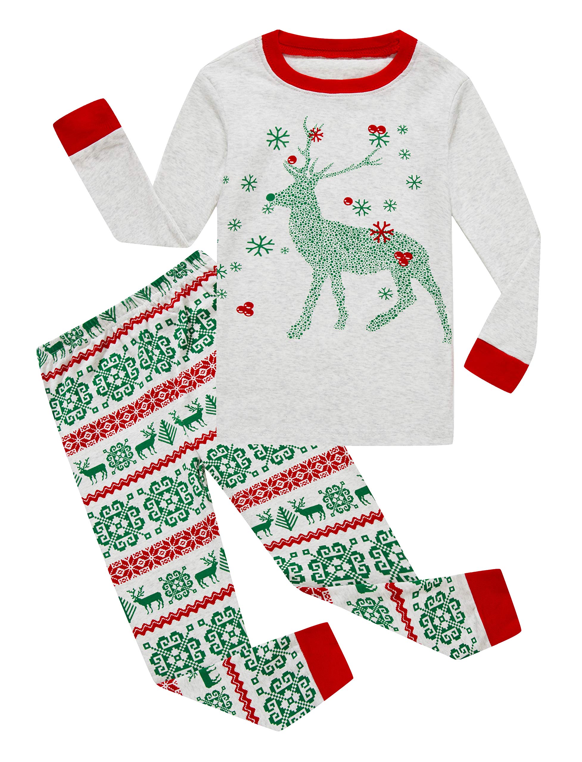 Family Feeling Little Boys Pajamas Sets 100% Cotton Long sleeve Pjs