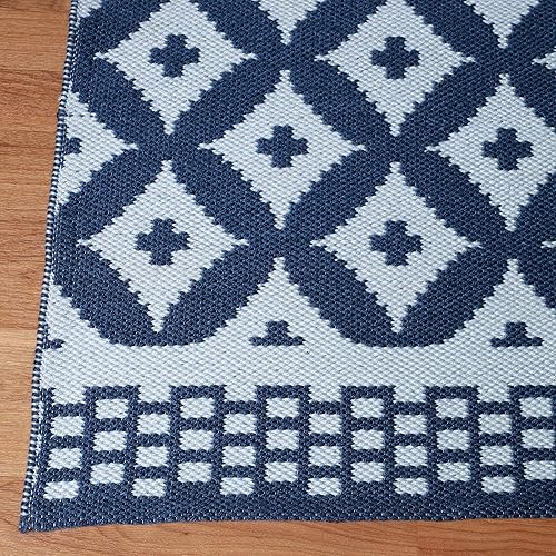 Miniatura 3 de SUPERIOR Alfombra grande para interiores y exteriores, decoración geométrica de celosía, decoración del hogar, patio, entrada, cubierta, porche