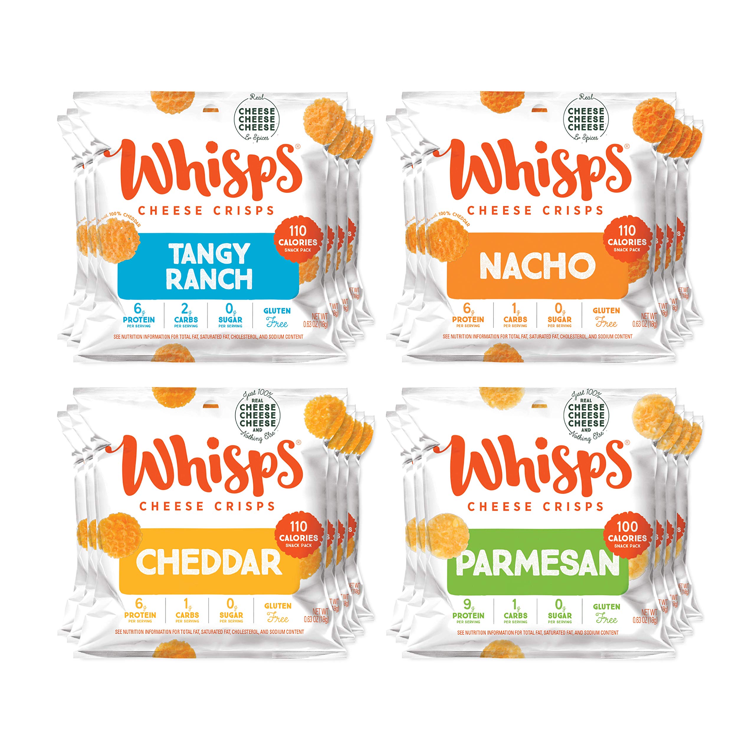Buy Whisps Cheese Crisps Variety Pack Protein Chips y Snacks
