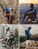 Vista 8 de SPECIALMAGIC Pantalones de golf para hombre, elásticos, ajustados, ligeros, con bolsillos con cremallera