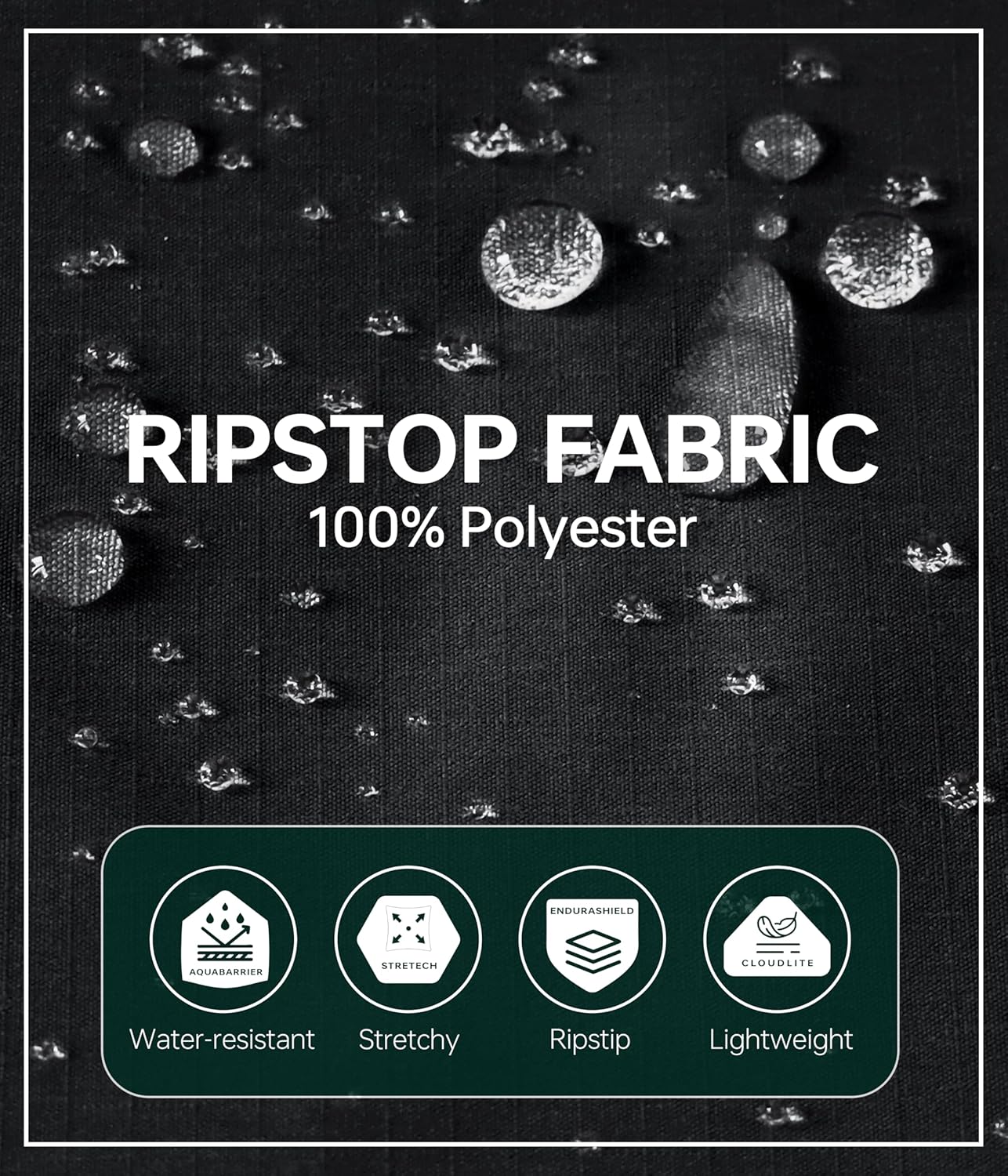 NATUVENIX Tactical Pants for Men, Ripstop Lightweight Cargo Work Pants for Men Water Resistant Mens Hiking Pants Outdoor - Image 3