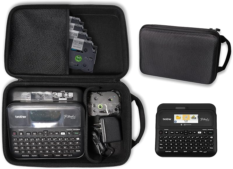 Label Maker Case Customized for Brother P-Touch PT- D610BT Business Professional Connected Label Maker, Also for PTD-600, PT-D410, PT-D460BT