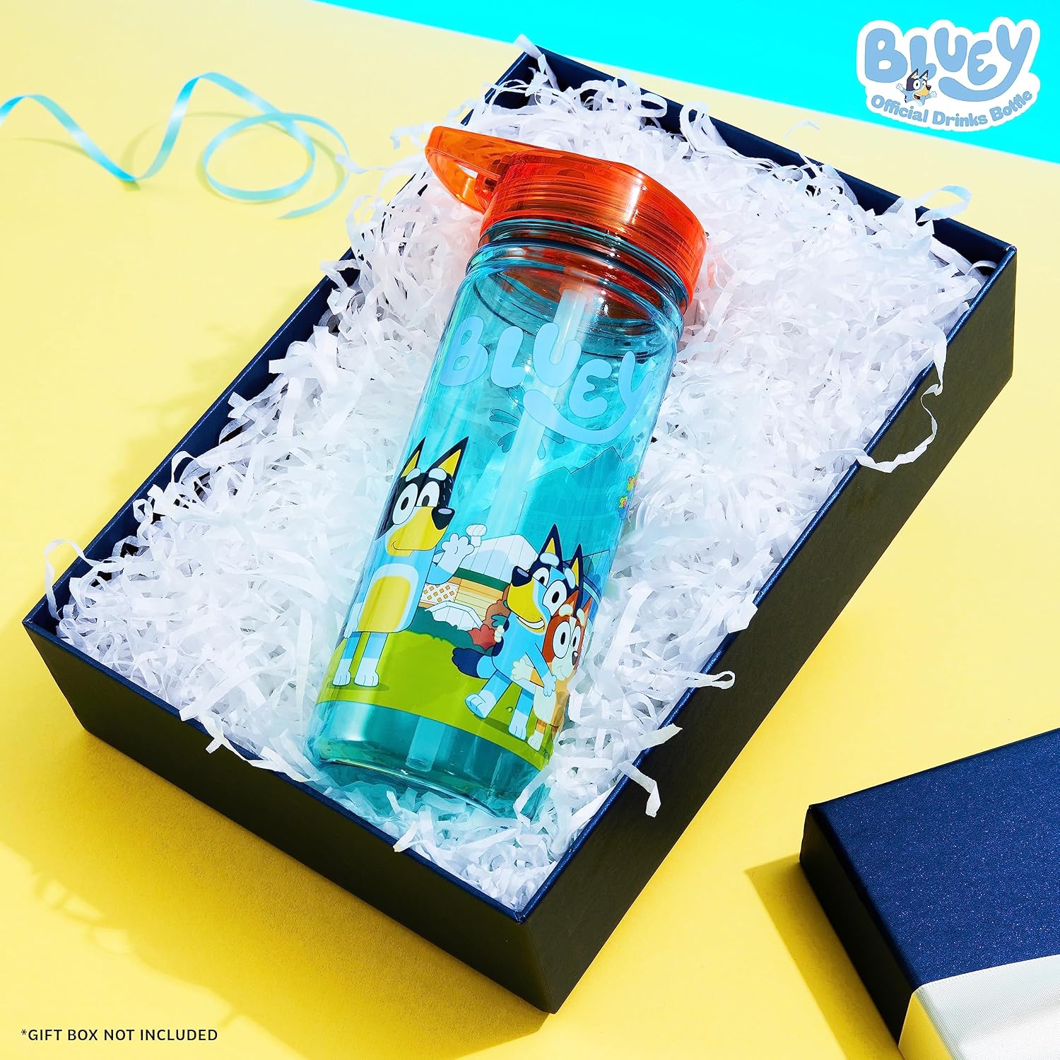 Bluey Kids Water Bottle with Straw 20 oz BPA Free Leak Proof Plastic Drink Bottle for Preschool Travel Sports Reusable Waterbottle Gifts for Kids - Image 2