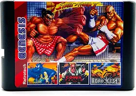 Super 196 In 1 Multi Game Cartridge For Sega Genesis And Mega Drive 16 Bit Game Console - Black