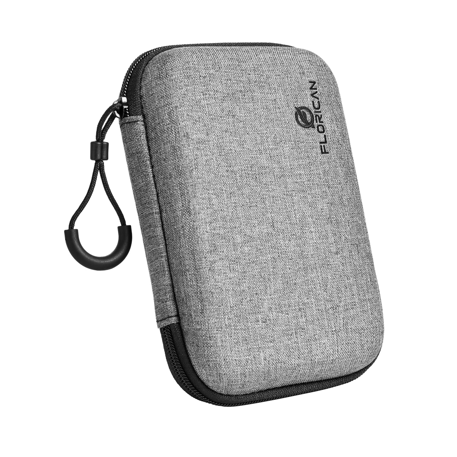 FLORICAN Portable Multipurpose Premium Shockproof Case for All 2.5 inch Hard Disks Drive Case/Travel Friendly (Gentle Grey)