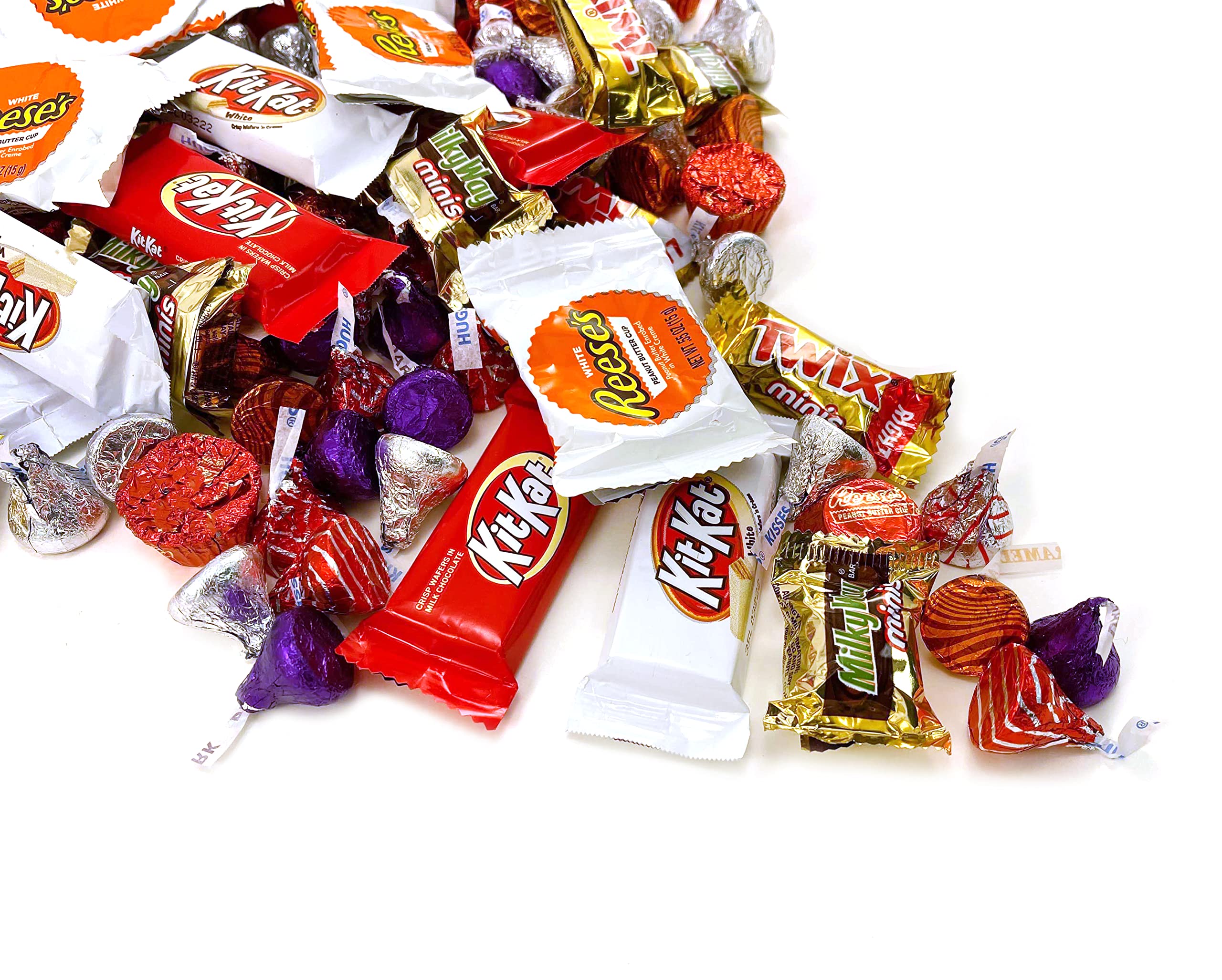 Valentine's Chocolate Candy Variety Pack HERSHEY'S KISSES, KITKAT