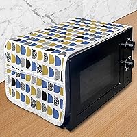 Vista 22 de Ambesonne Blue Sky Washing Machine Organizer, Irregular Unreal Cloud Silhouettes Doodle Style Dreamy Pattern, Anti-slip Fabric Cover for Washers and