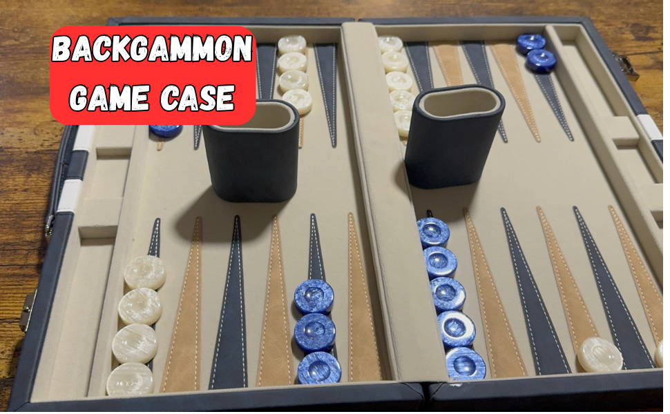 classic backgammon, unique dice, great for travel