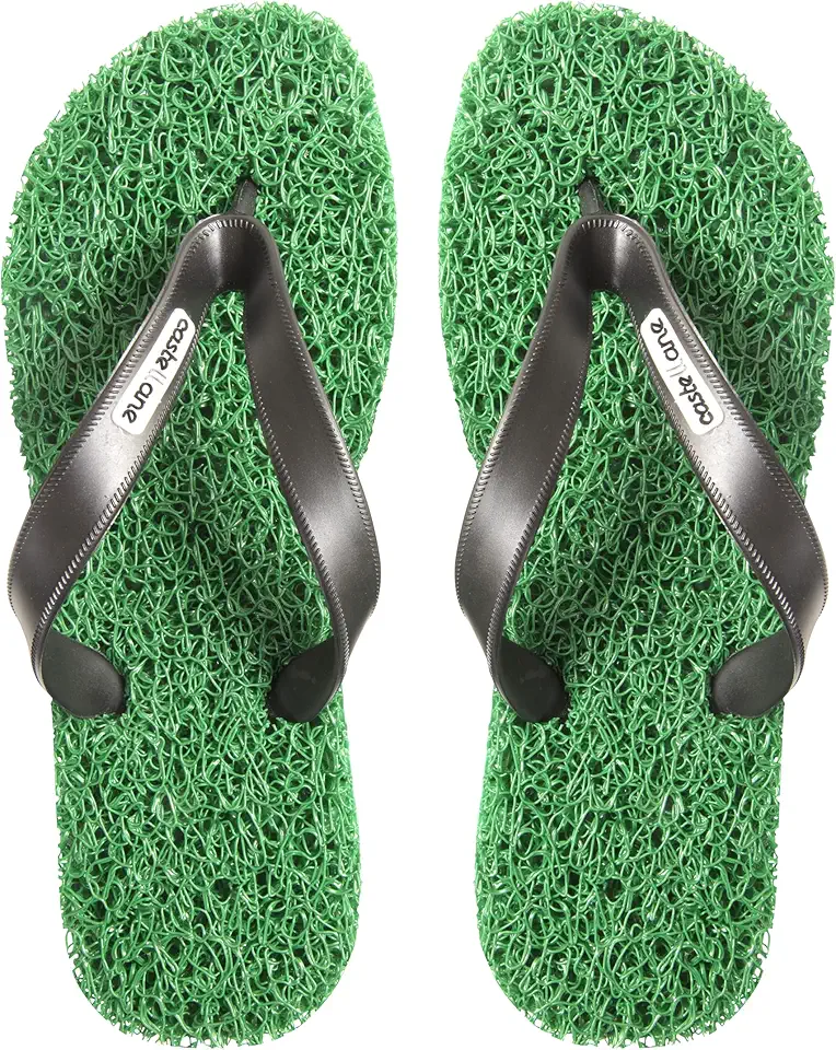 Chinelo Masculino Confort indicado para pessoas que sofrem com Esporão de Calcâneo, Fascite Plantar, Hiperidrose Plantar e Neuroma de Morton, além disso, dá a sensação de estar pisando em um tapete macio massageando seus pés a cada passo.