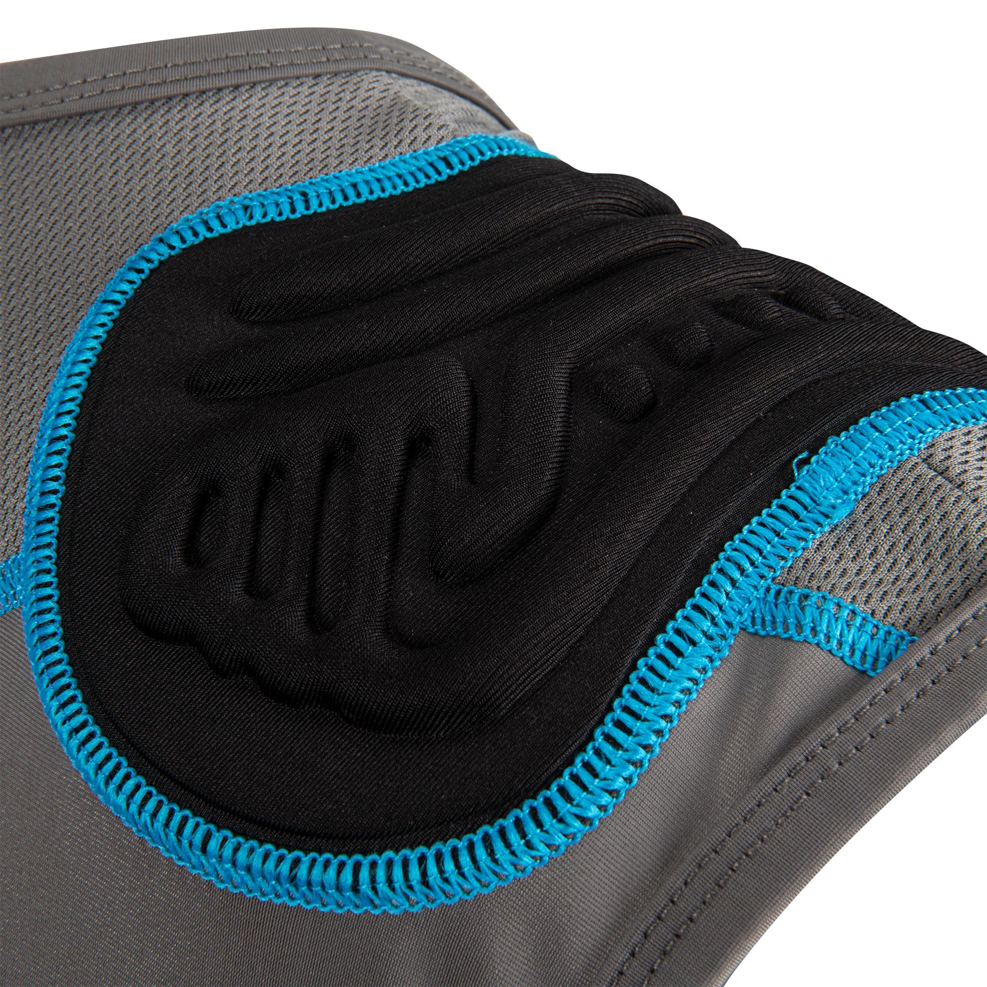 CHAMPRO Bull Rush Football Compression Shirt w Cushion System, Charcoal, Black Inset, Small - Image 3