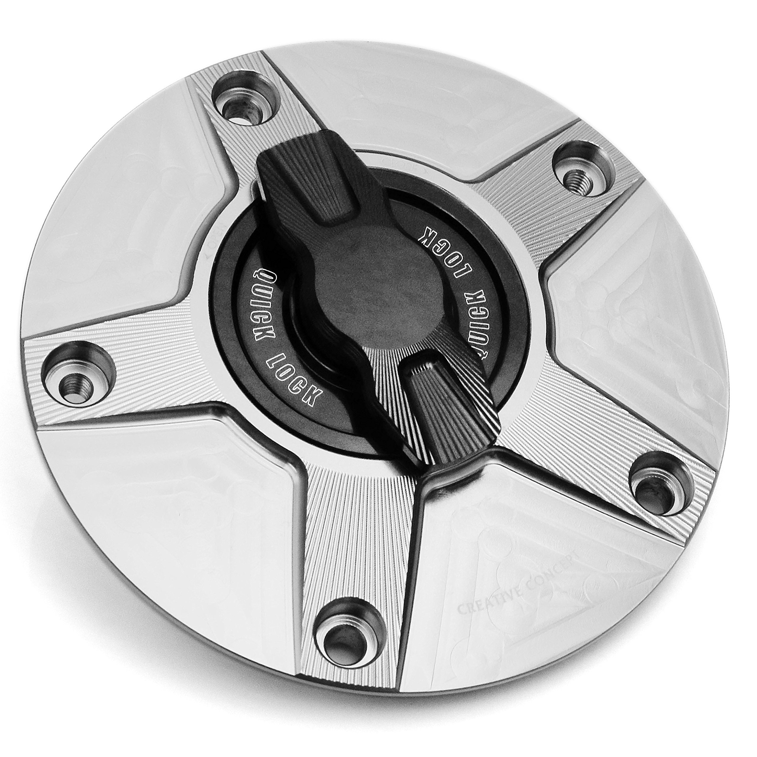Amazon.com: MC MOTOPARTS NIMBLE Titanium CNC 1/4 Quick Lock