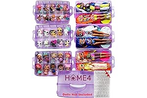 6-Layer Stackable Lol Surprise Dolls Case Storage Box Organizer