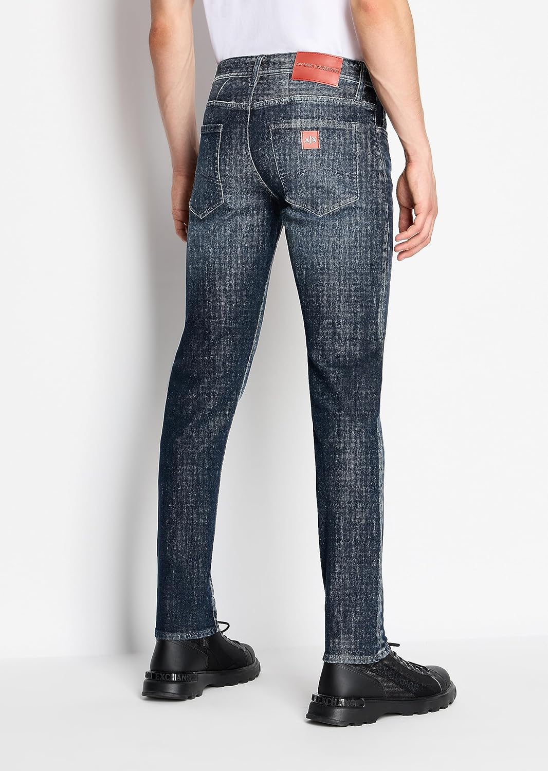 Armani Exchange Mens J14 Skinny Stretch Cotton Twill Denim - Image 4