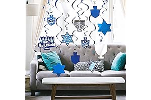 Hanukkah Swirl Decorations – Single