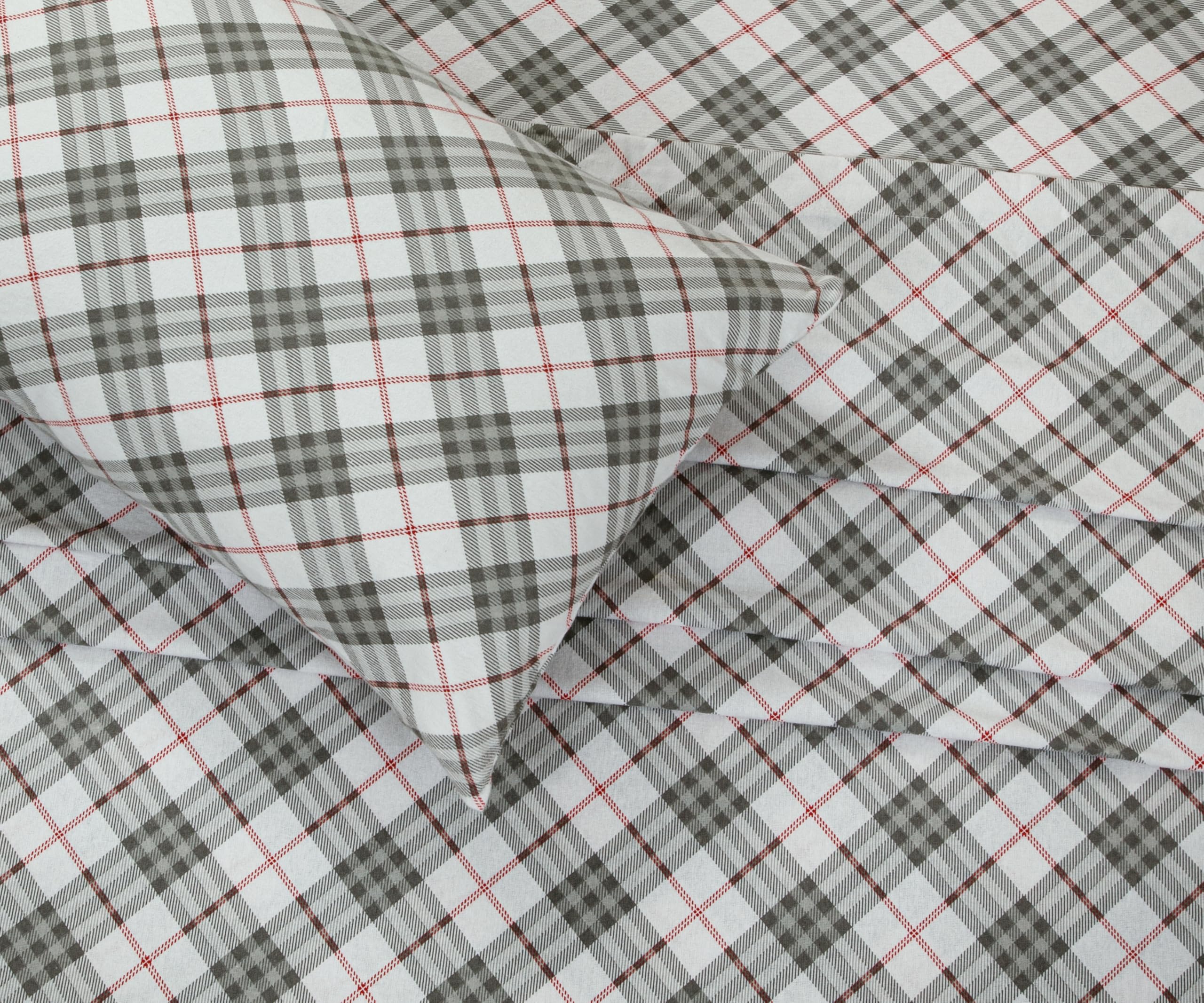 How to Choose a Flannel Sheet Set (2026) 1 BlissCasa Bliss Casa 4 Piece 100% Cotton Flannel Sheets Queen Size Bed Set - War - product photo