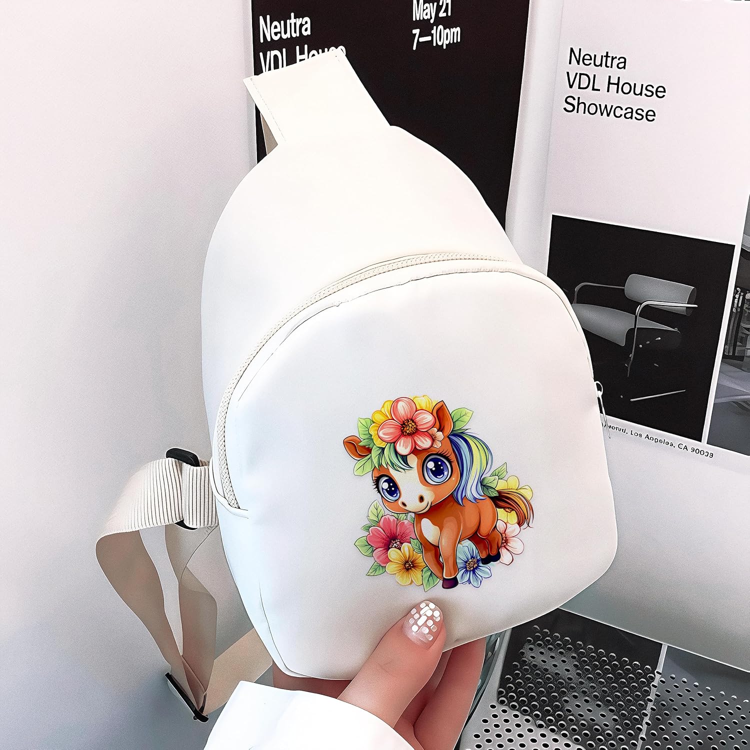 Horse Mini Sling Bag, Crossbody Bag, Toddler Purse For Girls, Gifts For Daughter, Sister, Niece, Horse Lovers Themed Gifts Stuff Accessories Things Merchandise Items!