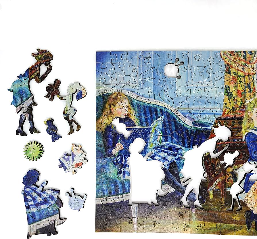 Amazon | FoxSmartBox 木製ジグソーパズル 大人用 ユニークな形