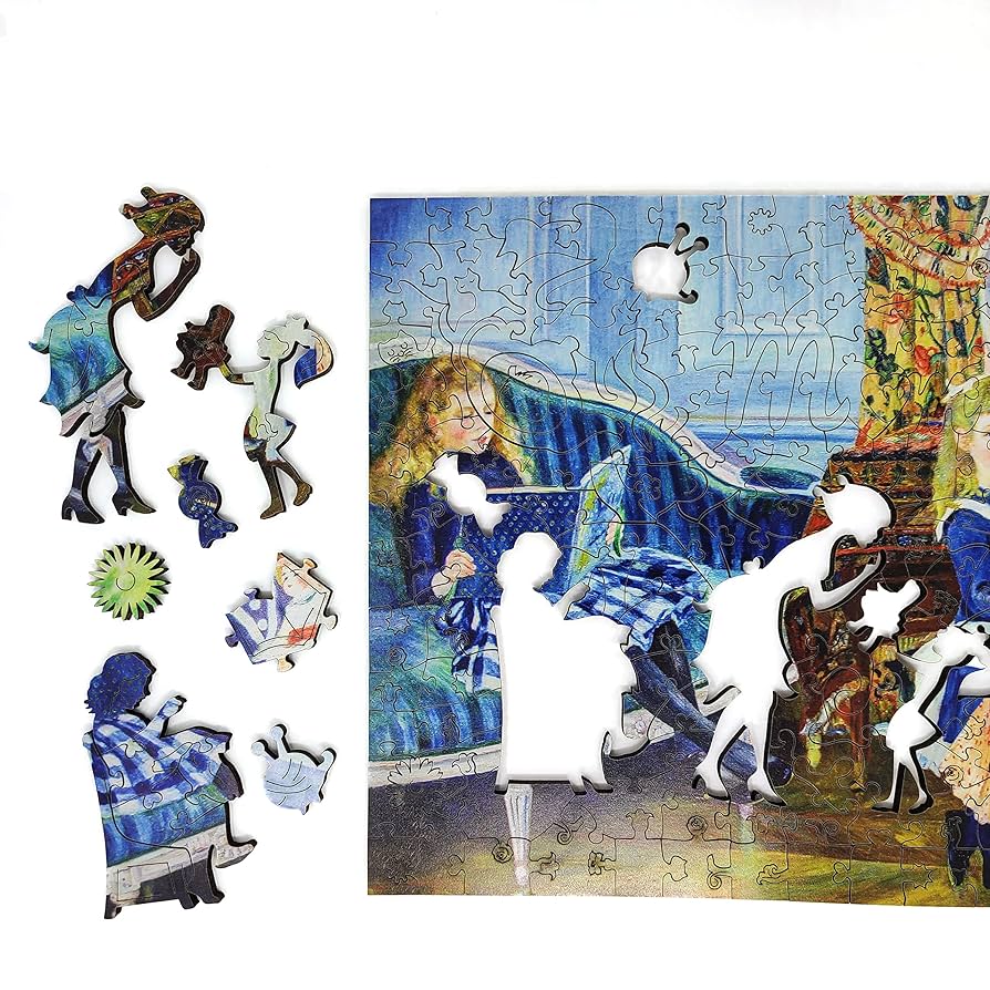 Amazon | FoxSmartBox 木製ジグソーパズル 大人用 ユニークな形