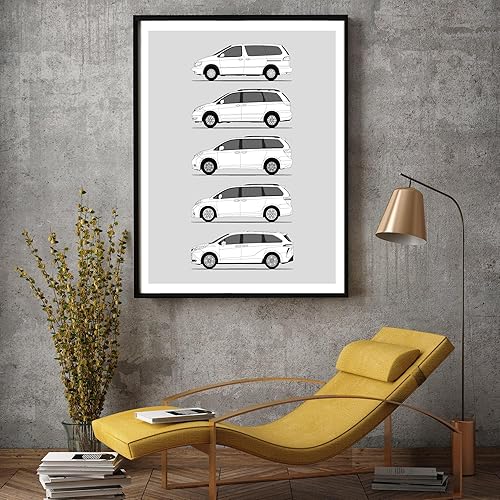 Vista 45 de Handmade Poster compatible with Toyota Supra Generations Print (Wall Art Handmade the Supra Mk I, Mk II, Mk III, Mk IV, Mk V)