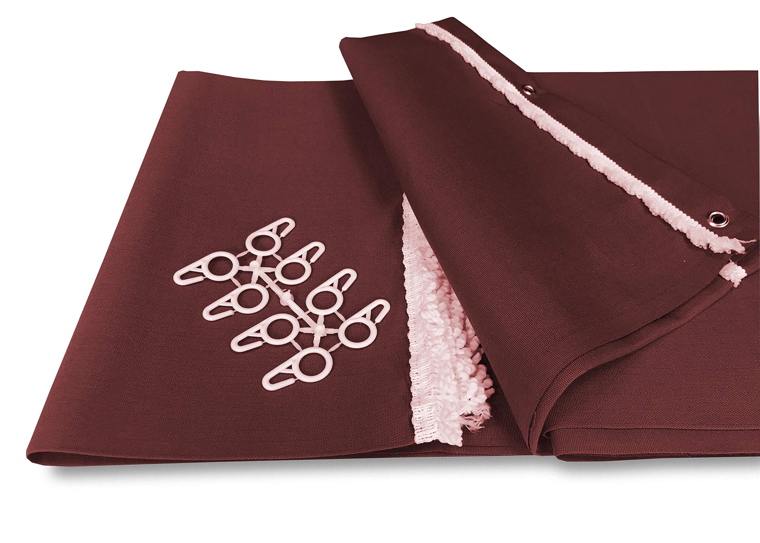 Toldo de exterior para jardín, balcón, color marrón, 2 metros de ancho, 200 x 250 cm