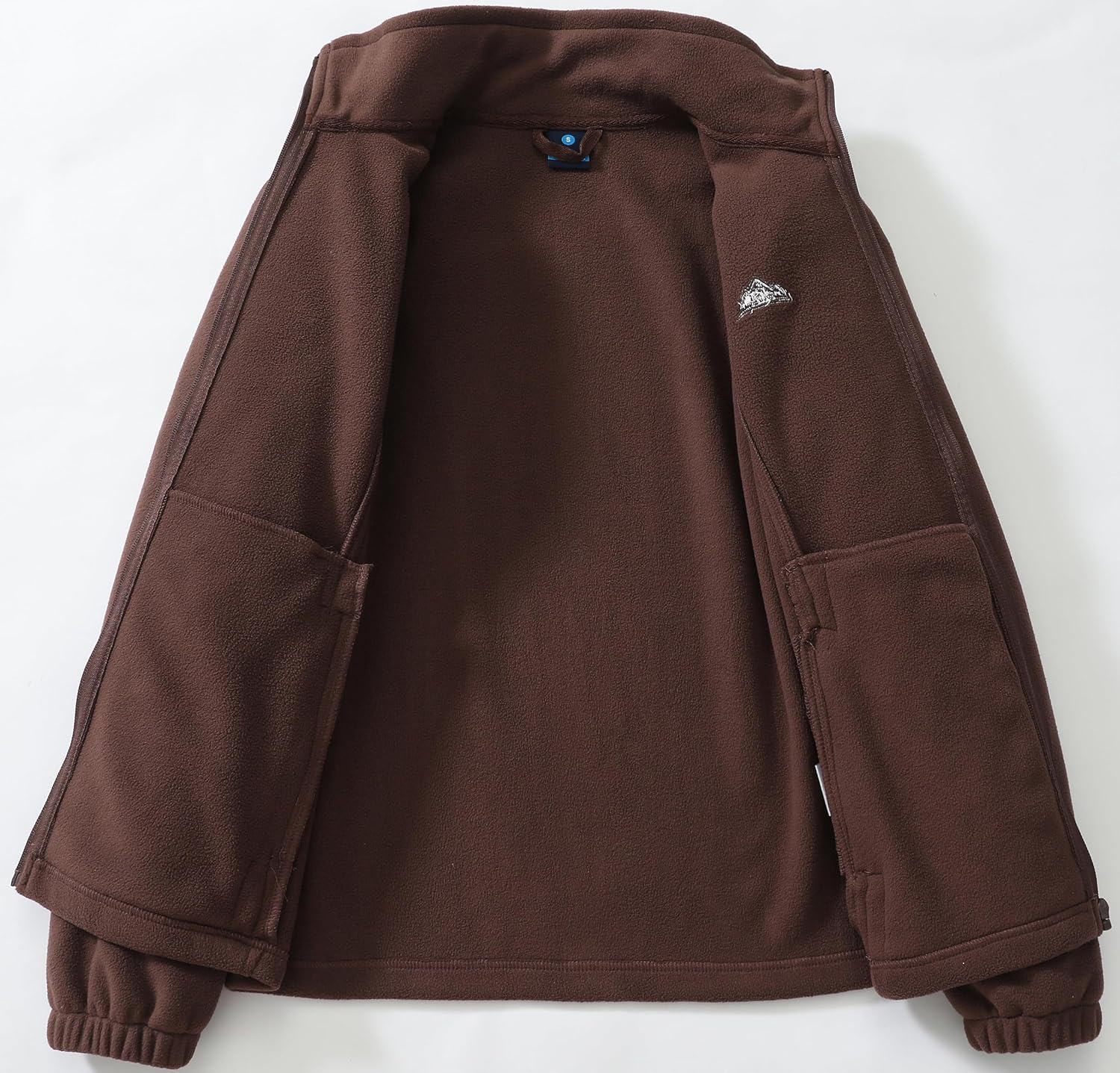 GIMECEN Women's Lightweight Full Zip Soft Polar Fleece Jacket Outdoor Recreation Coat With Zipper Pockets - Image 3