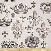 Vista 121 de Lunarable The Yard, tela de mariposa de The Yard, colorido patrón de insectos con alas para primavera, diseño de dibujos animados, tela de Morado