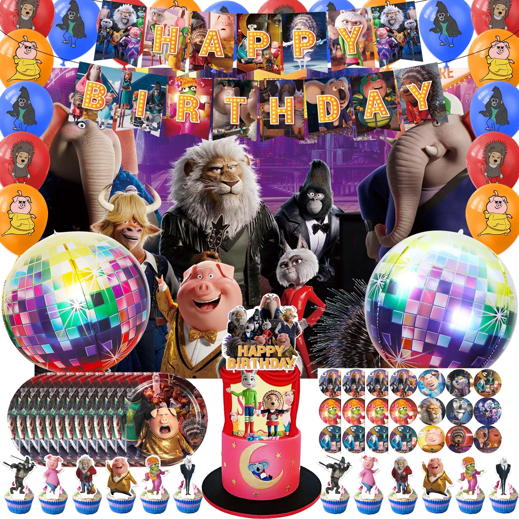 125Pcs Music Theme Birthday Party Decorations Kit