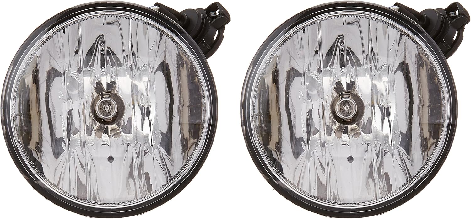 Spec-D Tuning Smoked Fog Lights + Bulbs + Wiring Compatible with 2007-2014 GMC Yukon XL 1500/2500, 2008-2009 Pontiac G8, L+R Pair Assembly