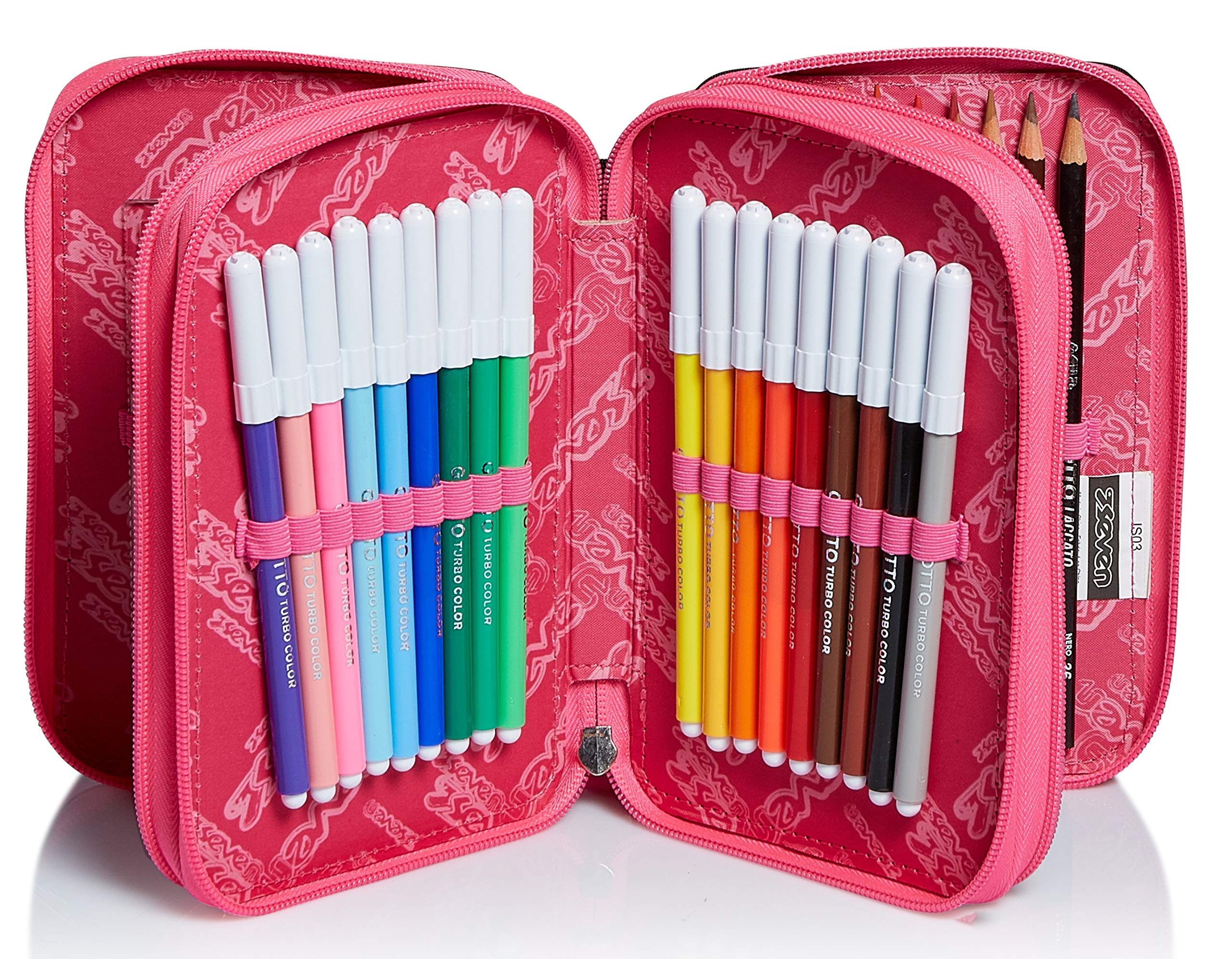 Kit scuola - ZAINO EXTRA FIT Seven + ASTUCCIO - Iridescent
