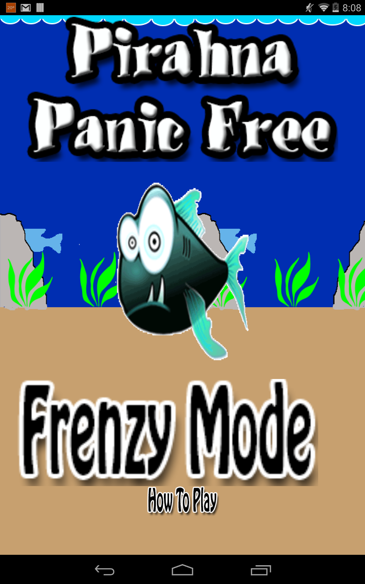 Piranha Panic Free - App on Amazon Appstore
