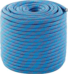 Corda de escalada estática, 12 mm x 30,5 m/48,8 m/60 m, corda de escalada ao ar livre para rapel, montanhismo, caminhadas, acampamento, árvore, trabalho, espeleologia, emergência, resgate