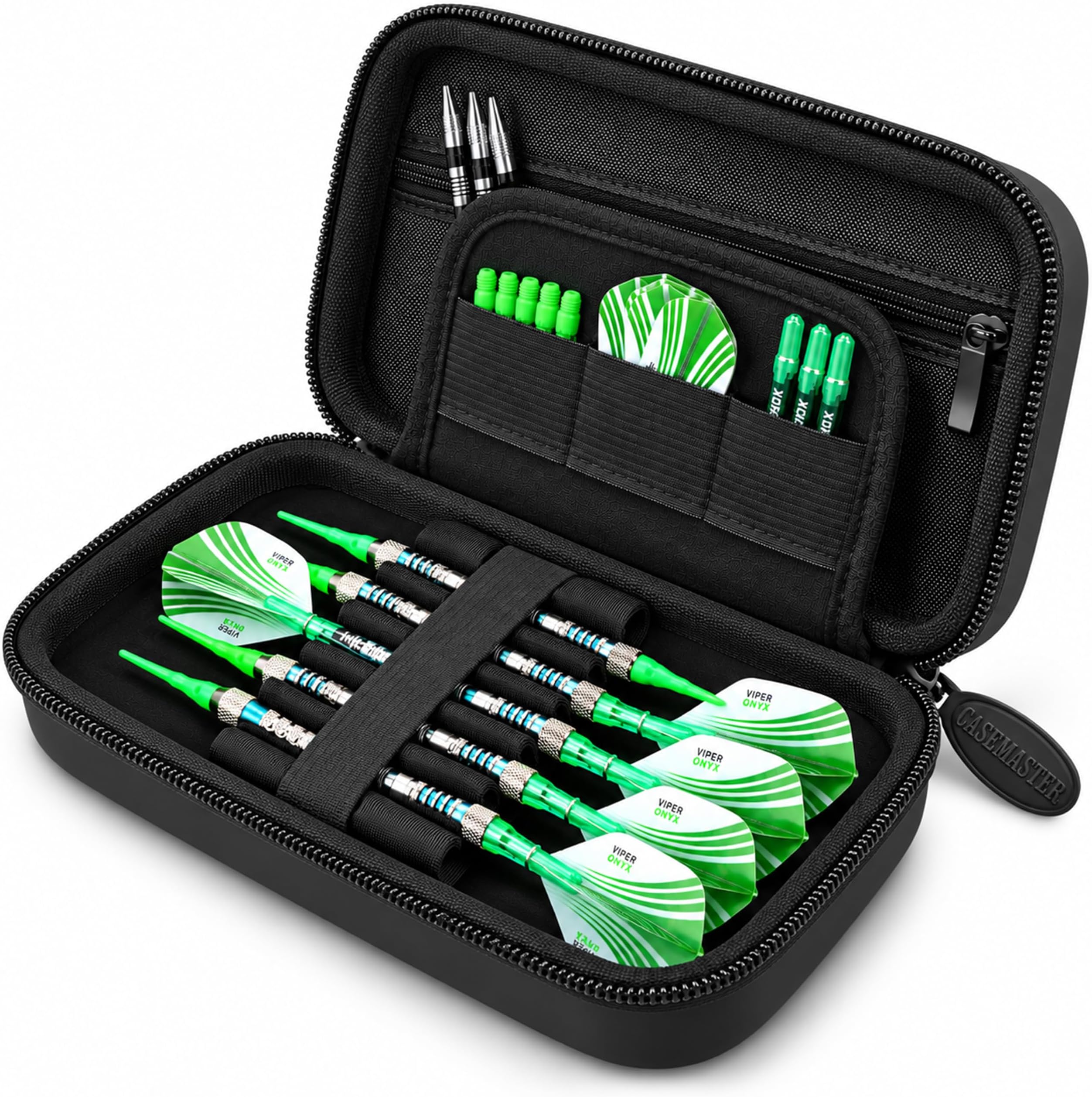Casemaster Sentinel 6 Dart Case, Black Zipper