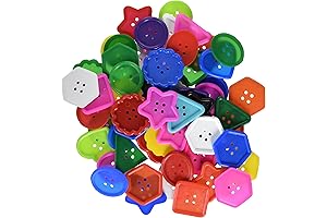 Roylco Large Shape Buttons for Preschool Sorting